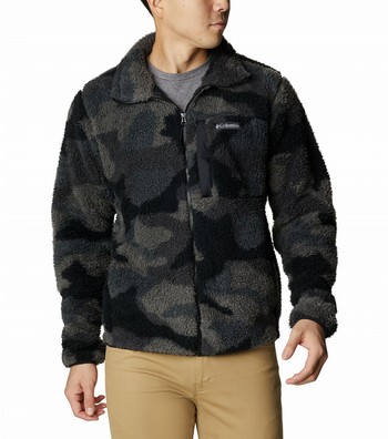 Columbia Winter Pass™ Print Full Zip Fleece - Night Wave Quilted Print –  Route One