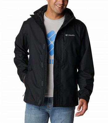 Columbia Mens Hikebound Rain Jacket Black